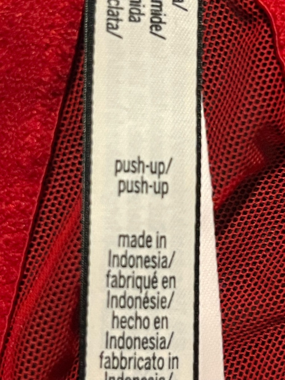 Victoria's Secret Red Lace Push-Up Bra-38DD - Picture 6 of 6